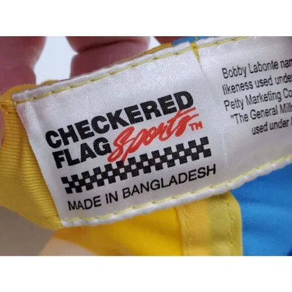 Bobby Labonte Signed Hat Cheerios Nascar Checkered Flag Series - Picture 8 of 9